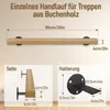 ROSEJANE Massiver Buchenholz Handlauf 60 cm, Wandmontage, Produktbild-Vorschau 3