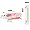 Baby Badewanne Babywanne Rutschfest mit Sicherheitsnetz 3 Produktbild-Vorschau 2