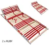 Coemo 2 Stk. Lattenrost RUBY K 90×200 cm, 7-Zonen, 28 Produktbild-Vorschau 2