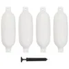 vidaXL Bootsfender 4 Stk. Weiß 58,5 x 16,5 cm PVC Produktbild-Vorschau 6