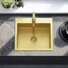 Kuchyňský Granitový Dřez Rea Leo 50 Brush Gold Náhled obrázku produktu 3
