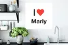 MuchoWow® Poster Ich liebe - Marly - Mädchen 50x50 cm - Produktbild-Vorschau 3
