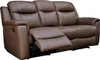 3-Sitzer Sofa und Sessel mit Relaxfunktion EVASION - braun Produktbild-Vorschau 3