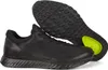 A pair of black Ecco Exostride shoes are displayed against a white background. One shoe is shown from the side, while the other is shown from the sole. Náhled obrázku produktu