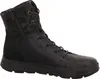 A studio shot of a single black boot. Produktbild-Vorschau