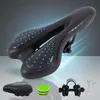 Selle de vélo ergonomique Noir Bleu Antidérapant Gel Voir les images du produit 1