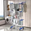Wäscheständer-Turm 172 cm mit Rollen, Wäscheturm klappbar, Produktbild-Vorschau 5