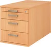 bümö office Rollcontainer - mit 3 Schubladen - Griff: Produktbild-Vorschau 1