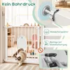 ROSEJANE Treppenschutzgitter ohne Bohren mit Katzenklappe, Produktbild-Vorschau 6