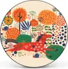 Design Stahlmagnettafel Schwarz Rund 47cm Rotes Pferd Produktbild-Vorschau 8