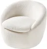 riess-ambiente Drehbarer Design Sessel ALPINE weiß Bouclé Produktbild-Vorschau 12