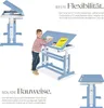 tectake® Schreibtisch aus Holz 109 x 55 x 94 cm Produktbild-Vorschau 3