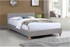 Polsterbett ADELE Bett mit Stoff in grau 140x200 cm Produktbild-Vorschau 2