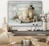 Leinwand Bilder 80x60 cm - Natur - Kerzen - Weiß, Produktbild-Vorschau 7