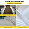 A collage of three images showing different installation methods for handrails on stairs. Podgląd zdjęcia produktu