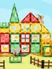 Magnetická stavebnica Window Art Farm 80ks - Magnetic Tiles Náhľad obrázku produktu 3