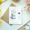 Mr. & Mrs. Panda Klappkarte Influencer Herz - Weiß - Produktbild-Vorschau 2