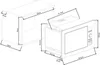 Eingebaute Grillmikrowelle - Continental Edison - CEMO25GE2 Produktbild-Vorschau 7