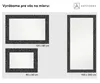 Moderne ozdobné zrkadlo LED 170x80 cm | Farba LED: Biela Náhľad obrázku produktu 2
