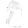 A white power adapter with a coiled white cable and a barrel connector. Náhľad obrázku produktu