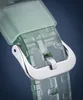 A close-up of a watch buckle and strap. Produktbild-Vorschau