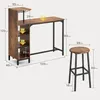 Set da tavolo bistrot BEALIFE, composto da 3 pezzi con Anteprima dell’immagine prodotto 2