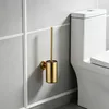 WC-Bürste mit Halterung Edelstahl gold, Wandmontage, Produktbild-Vorschau 4