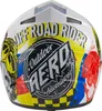 Crosshelm Helm Kinderhelm Motorradhelm Motocross Skeleton Produktbild-Vorschau 5