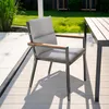HOME DELUXE Coussin de chaise de jardin SEDERA gris - lot Voir les images du produit 2