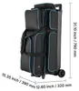 SucceBuy Bowlingballtasche für 3 Bälle mit Doppelrollen und Produktbild-Vorschau 8