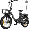 Runetic Ebike, Foldable e-bikes, 250W Motor, 36V 13Ah , 80 Produktbild-Vorschau 1