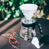 Hario Einsteigerset Kaffee 4 teilig Glas schwarz V60 Craft Voir les images du produit 7