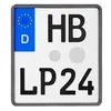Motorrad Kennzeichenhalter 180x200 Carbon Optik Produktbild-Vorschau 3