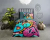 Duvet cover Good Morning 135x200 + 1* 80x80 cm - graffiti Produktbild-Vorschau 6