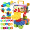 Waffelbausteine XXL Set 500 Teile, Lernspielzeug für Kinder Produktbild-Vorschau 1