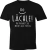 Herren T-Shirt mit Spruch Lächle du kannst Sie nicht alle Produktbild-Vorschau 1