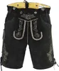 kurze Trachtenlederhose Toni Lederhosen mit Hosenträger, Produktbild-Vorschau 2