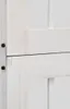A close-up view of a white wooden room divider, showing the joinery and texture of the wood. Podgląd zdjęcia produktu