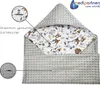 Kuscheldecke für babys, Einschlagdecke, Baumwolle, 85x85, Produktbild-Vorschau 4