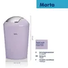 kela Schwingdeckeleimer violett, Kosmetikeimer 5l mit Produktbild-Vorschau 3