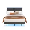BEALIFE Polsterbett 140x200 cm mit USB-Ladung, LED-Licht & Produktbild-Vorschau 3