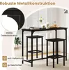 Sada barového stolu a židlí, 120 cm obdélníkový hospodský Náhled obrázku produktu 4