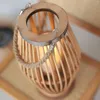 Duży lampion bambusowy boho ozdoba do ogrodu domu świeca Podgląd zdjęcia produktu 3
