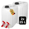 ABACUS® 2x25 Liter Wasserkanister Natur Chemiekanister Produktbild-Vorschau 1
