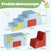 Penové lezecké bloky pre deti so šmykľavkou a schodíkmi Náhľad obrázku produktu 2
