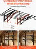 SucceBuy Set di 2 scaffali da garage 1219x615x305 mm per Anteprima dell’immagine prodotto 3