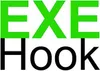 Text displaying 'EXE Hook' in green and black on a white background. Produktbild-Vorschau