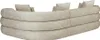 riess-ambiente Retro Wohnlandschaft VOGUE 290cm beige Samt Produktbild-Vorschau 8
