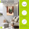 ARTland Wandbild Alu für Innen & Outdoor Spathiphyllum - Produktbild-Vorschau 2