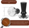 51mm Kaffeetamper mit Federkraft,auf 35 lbs, Präziser & Produktbild-Vorschau 2